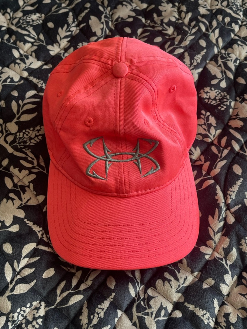 Under Armour Coral Pink Logo Baseball Cap